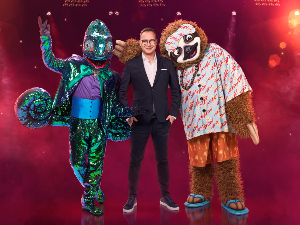 "The Masked Singer" mit Moderator Matthias Opdenhövel muss pausieren. (Bild: ProSieben / Jens Hartmann)