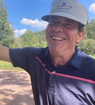 Actor Dennis Quaid made an eagle on the No. 11 hole at Golf Club of Tennessee Monday while playing in Brandt Snedeker's Sneds & Friends Pro-Am.