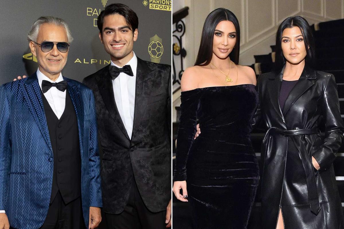 Andrea Bocelli's Son Matteo Urges Kim and Kourtney Kardashian to 'Share'  amid Feud over His Dad (Exclusive)