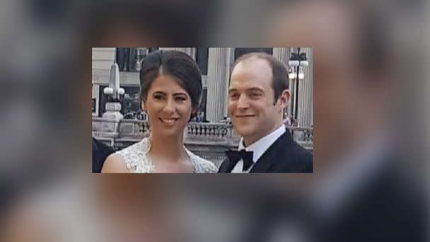 PHOTO: Irina and Kevin McCarthy, victims in the fatal shootings during the Independence Day parade in Highland Park, Ill., are pictured in an undated photo posted to the GoFundMe site for their son Aiden McCarthy. (GoFundMe.com via TNS)