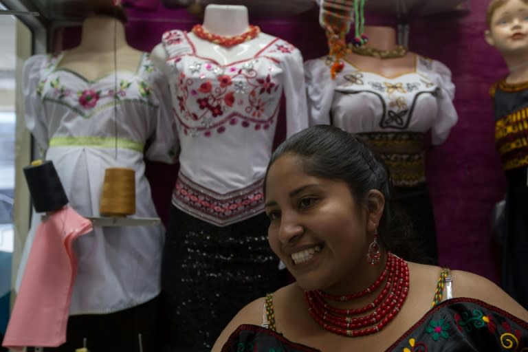 Lucia Guillin is one of the Puruha-style fashion designers making waves in Ecuador