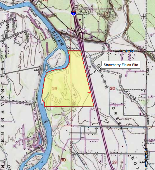 Strawberry Fields, the proposed site for Redding Rancheria's new casino resort.