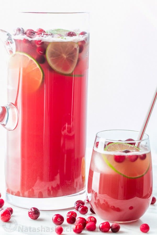 Sparkling Cranberry Pineapple Punch
