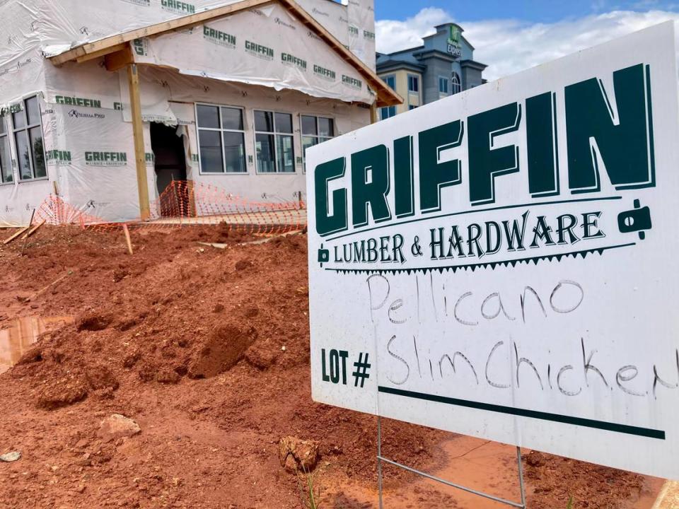 Slim Chickens is going up in Warner Robins.