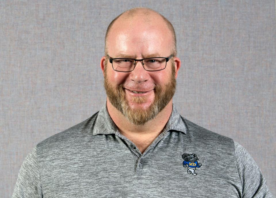 Coach Niko Hulslander, Kennard-Dale Powerlifting team, during the 2018-19 GameTimePa YAIAA Winter Media Day Sunday November 11, 2018.