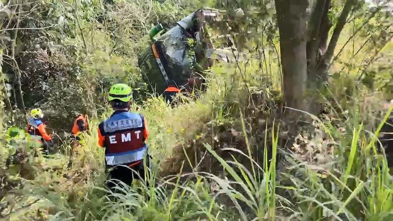 警消到場救援中。（圖／翻攝畫面）