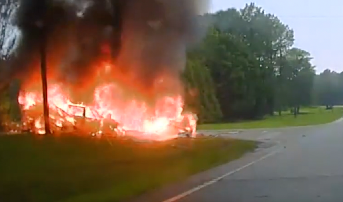 Deputy Saves 2 People From Burning Car After Crash In Western Georgia 