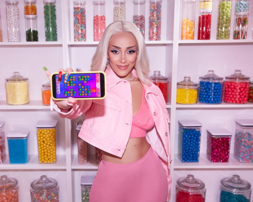 Doja Cat helps promote the new Candy Crush All Stars U.S. tournament. - Credit: Dennis Leupold/Candy Crush