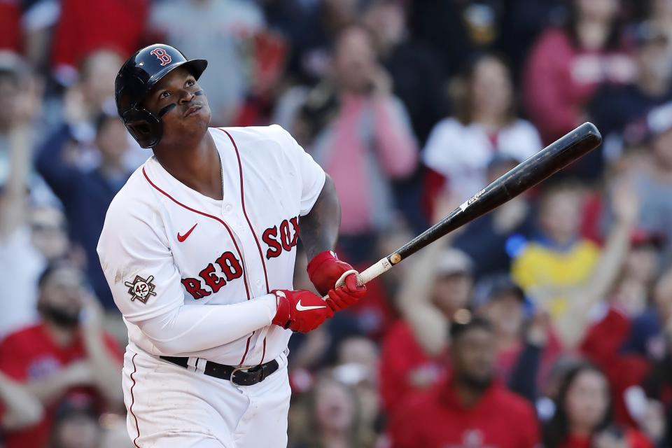 Boston Red Sox's Rafael Devers is a top MLB DFS play