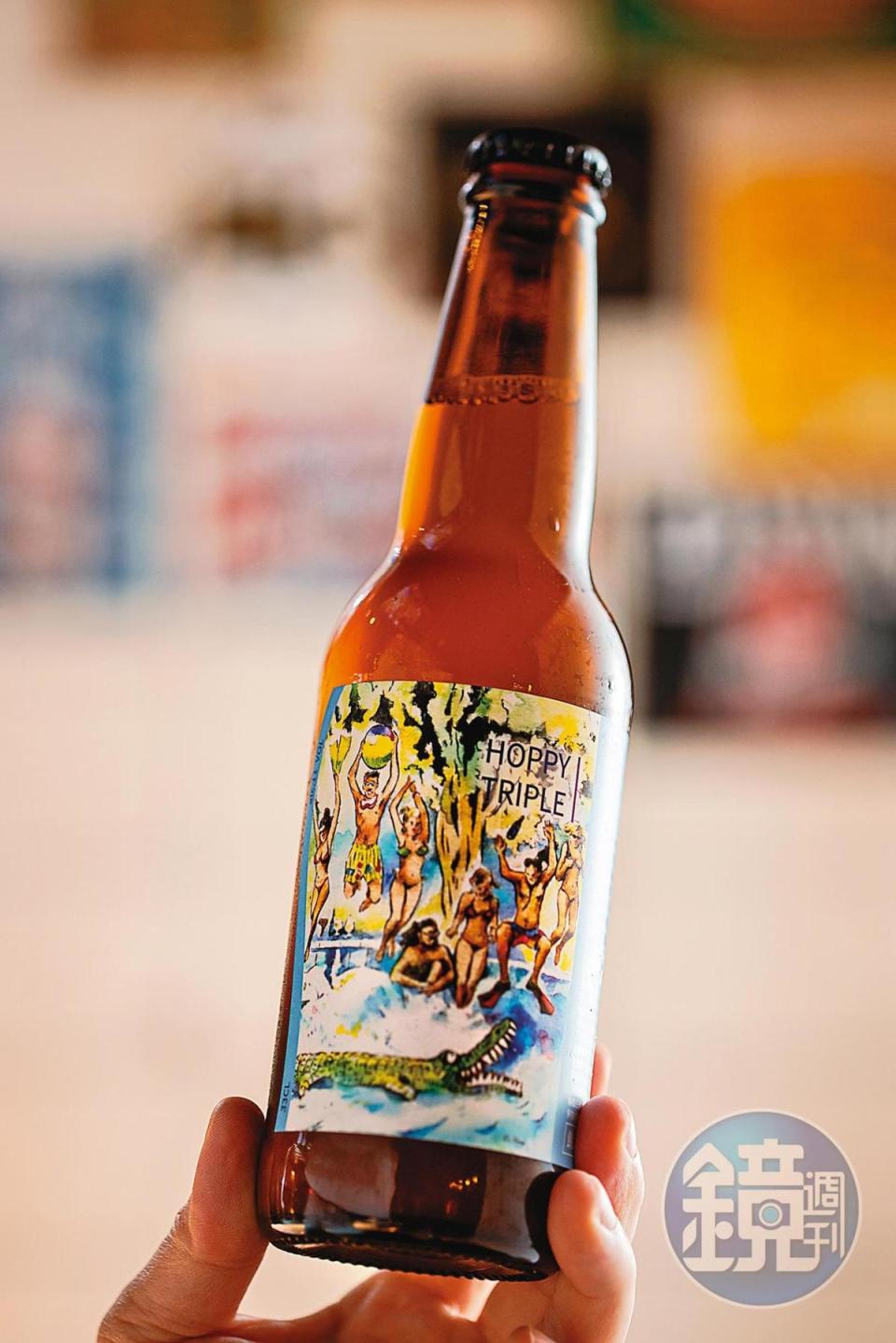 「三劍客」是常見於比利時的啤酒類型，而福爾摩沙成功釀造了這支同時兼顧麥香與啤酒花香的Belgian- Style Triple 啤酒。（220元／瓶）