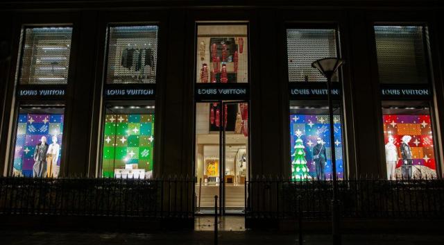 LEGO partners with Louis Vuitton for shining window displays