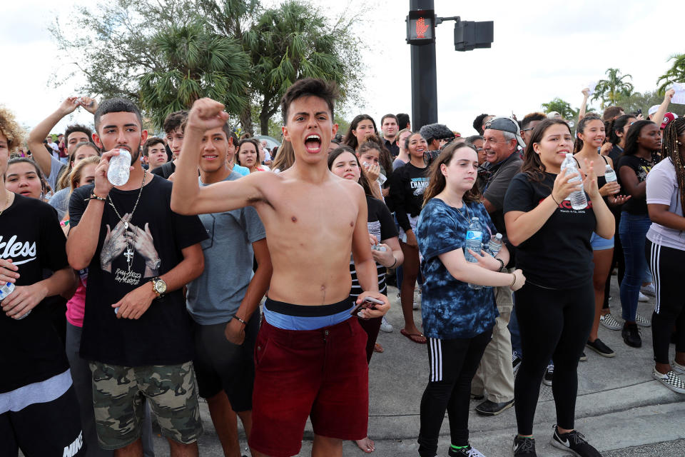 High school students across the U.S. protest gun violence