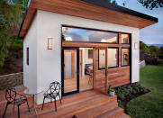 <body> <p>This one-story wonder by San Francisco-based firm AVAVA Systems embraces <a rel="nofollow noopener" href=" http://www.bobvila.com/slideshow/9-calming-colors-for-a-serene-home-47769?bv=yahoo" target="_blank" data-ylk="slk:laid-back living;elm:context_link;itc:0;sec:content-canvas" class="link ">laid-back living</a> with its clean lines, neutral colors, and wide-open windows that turn the spare interior into a sun-soaked sanctuary. Eschewing extravagant decor, the designers enhanced the exterior with elegant sconces and a warm wooden deck outfitted with geometric-inspired patio furniture.</p> <p><strong>Related: <a rel="nofollow noopener" href=" http://www.bobvila.com/slideshow/8-tiny-backyard-buildings-for-work-or-play-49199#.WD-psqIrKRs?bv=yahoo" target="_blank" data-ylk="slk:8 Tiny Backyard Buildings for Work or Play;elm:context_link;itc:0;sec:content-canvas" class="link ">8 Tiny Backyard Buildings for Work or Play</a> </strong> </p> </body>