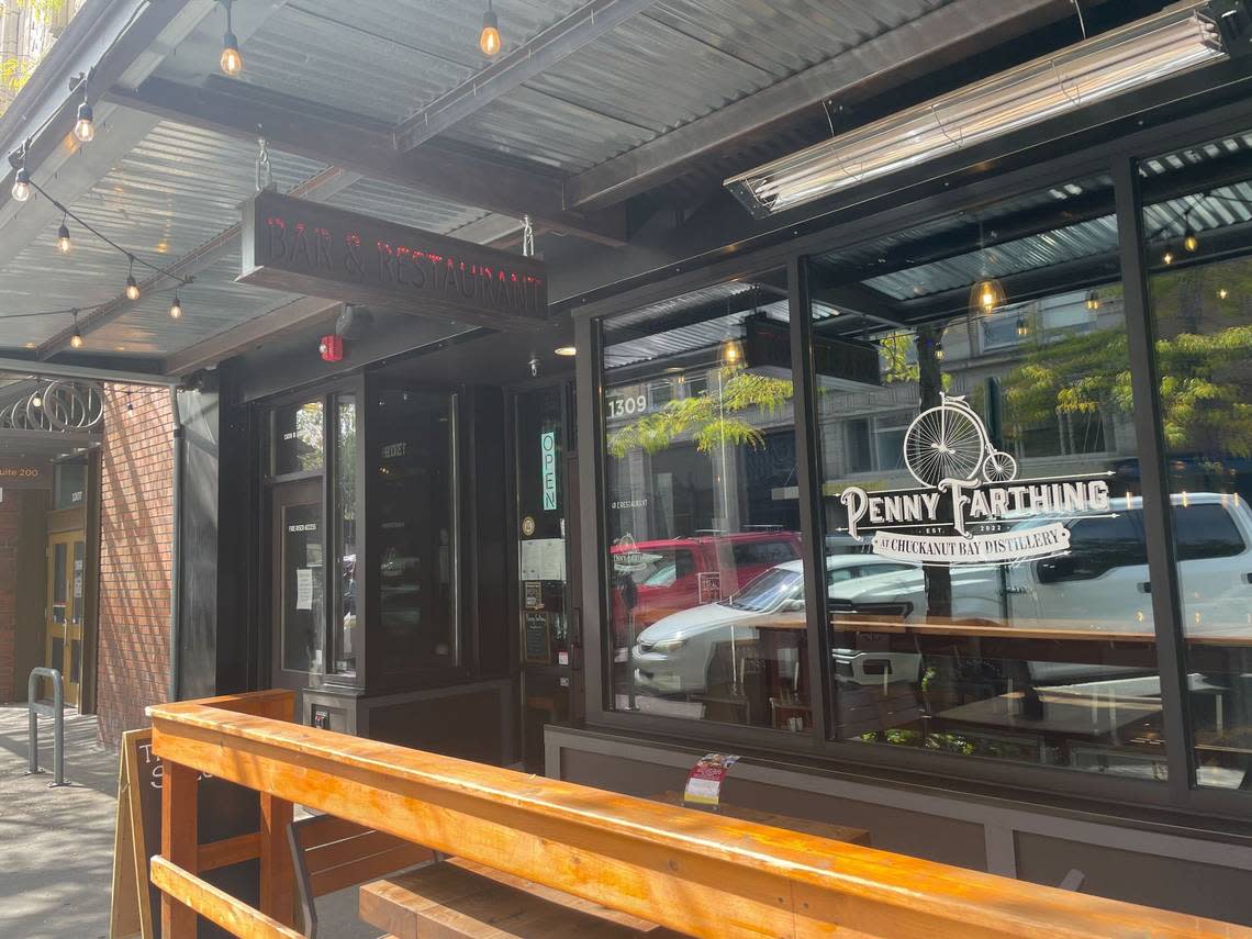 Penny Farthing Bar & Restaurant at Chuckanut Bay Distillery on Thursday, Sept. 7, 2023 in downtown Bellingham at 1309 Cornwall Ave. Bellingham, Wash. Alyse Smith/The Bellingham Herald