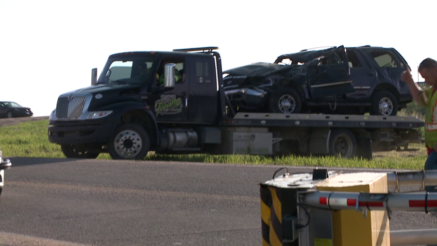 One teen was found dead after a car crash on Interstate 76 Frontage Road at Dahlia in Commerce City Thursday morning. (KDVR)