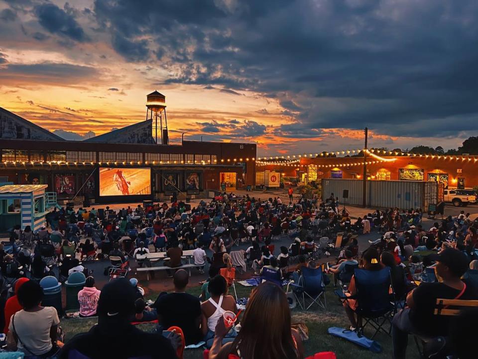 Camp North End’s free movie series, Crossroads Cinema, is held on Thursday nights from June 1-August 31, 2023.