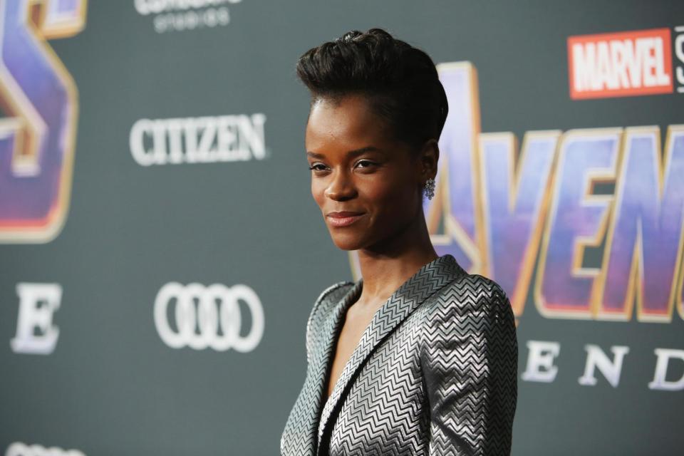 <p>Letitia Wright said she was simply raising concerns about ‘what we are putting in our bodies’</p> (Getty Images)