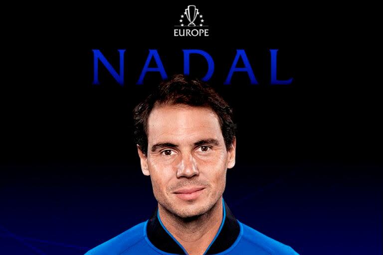 Rafael Nadal fue anunciado para la Laver Cup, el torneo de exhibición que todos los años cambia de sede y en septiembre próximo se jugará en Berlín