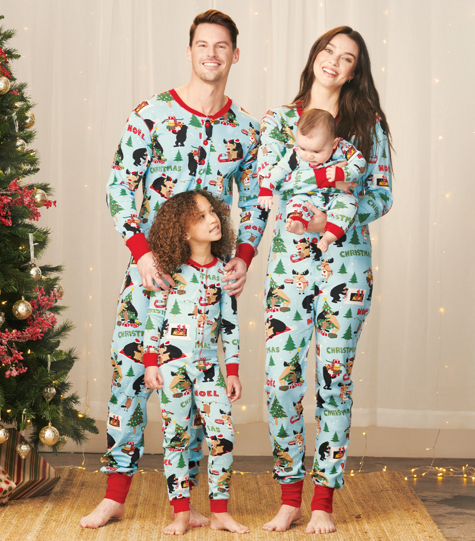 Little Blue House "Wild About Christmas" Holiday Pajamas