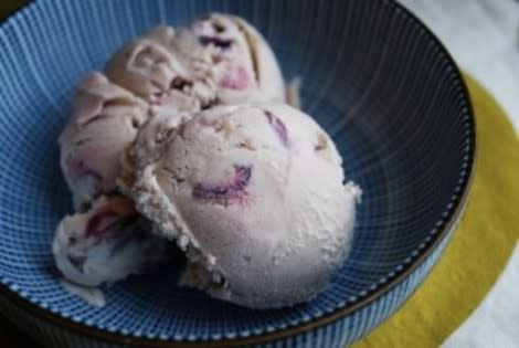 Concord grape ice cream