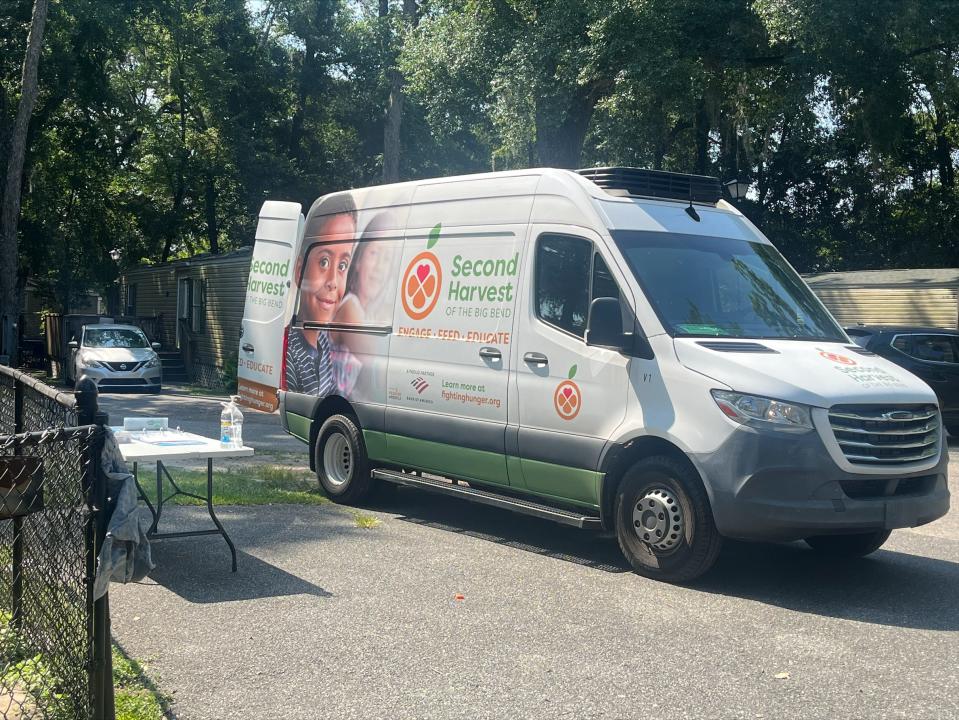 Food on the Move mobile unit sets up temporary feeding locations to serve free meals to children this summer.
