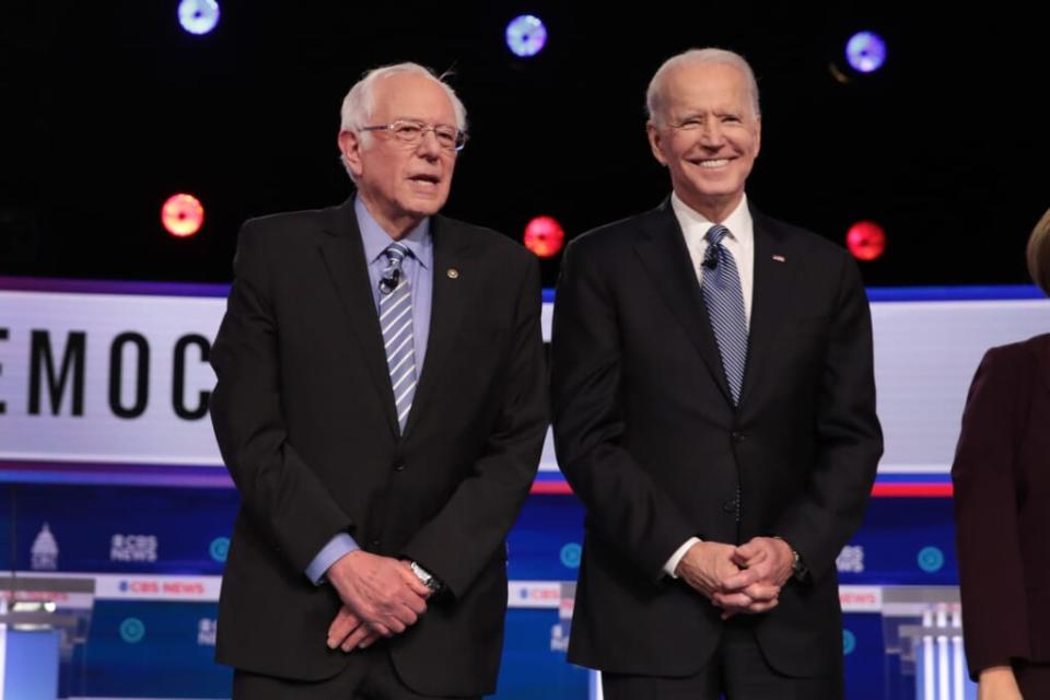 Bernie Sanders Joe Biden thegrio.com 