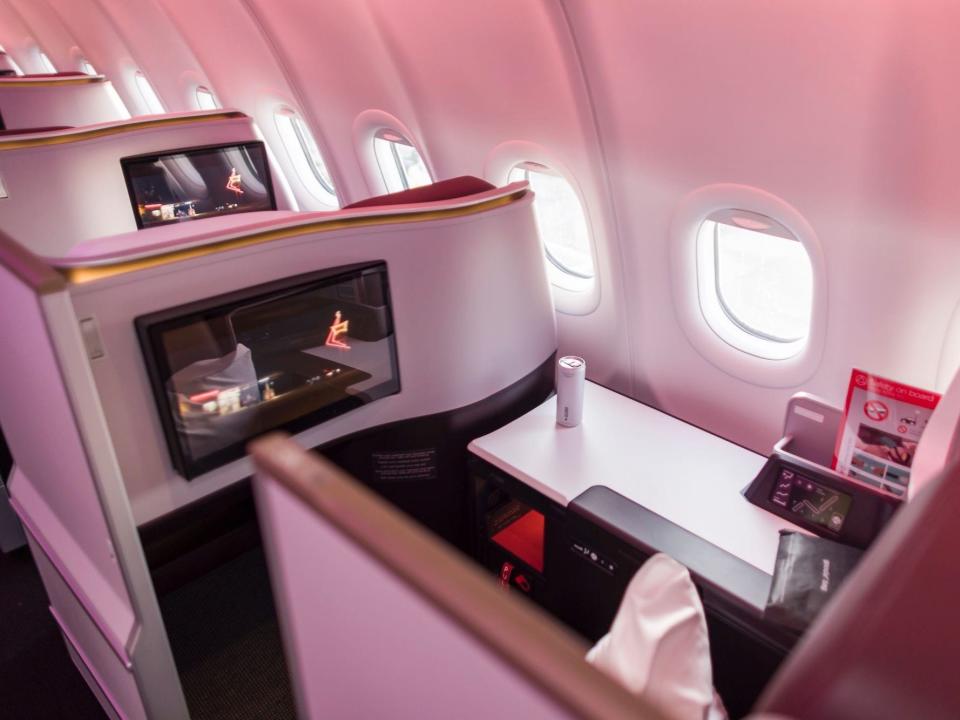 Virgin Atlantic's A330neo Upper Class.