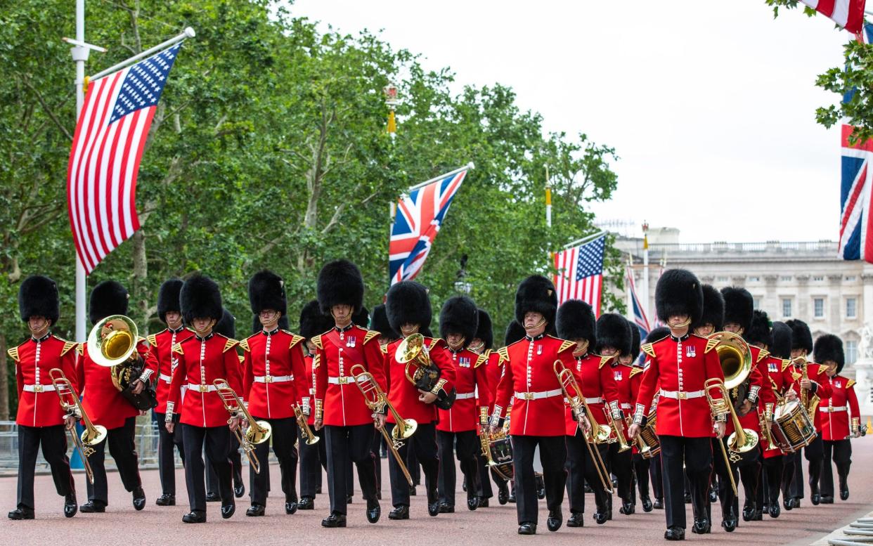 Between 50 and 100 of the 18-inch bearskin hats, used by the military since the 1815 defeat of Napoleon, are bought by the Army each year - Rob Pinney/LNP