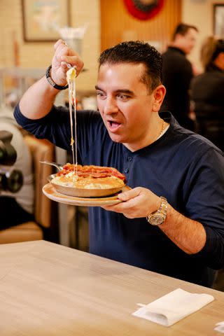 <p>Kenyon Anderson and Evan Jenkins/A&E</p> Buddy Valastro in 'Legends of the Fork'