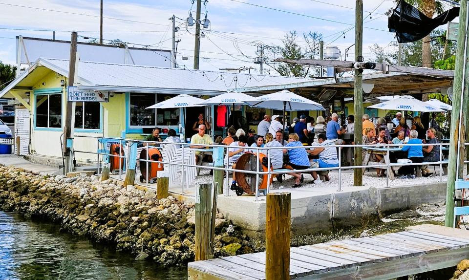 Tide Tables restaurant, tiki bar and marina is in Cortez on the Intracoastal Waterway overlooking Anna Maria Island. This photo was taken Oct. 9, 2023.