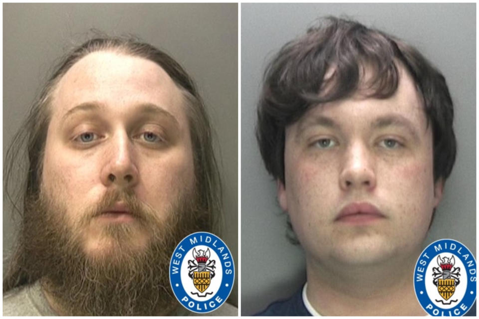 Nathan Maynard-Ellis, left, and David Leesley have been found guilty of murder. (West Midlands Police)