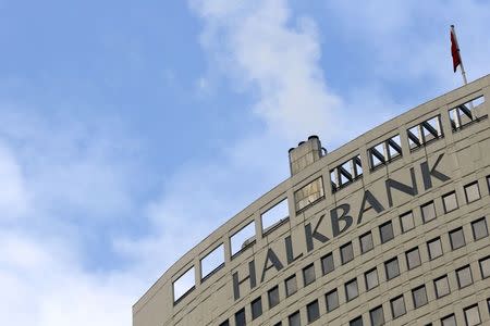 The headquarters of Turkey's Halkbank is seen in Ankara in this December 17, 2013 file photo. REUTERS/Umit Bektas/Files