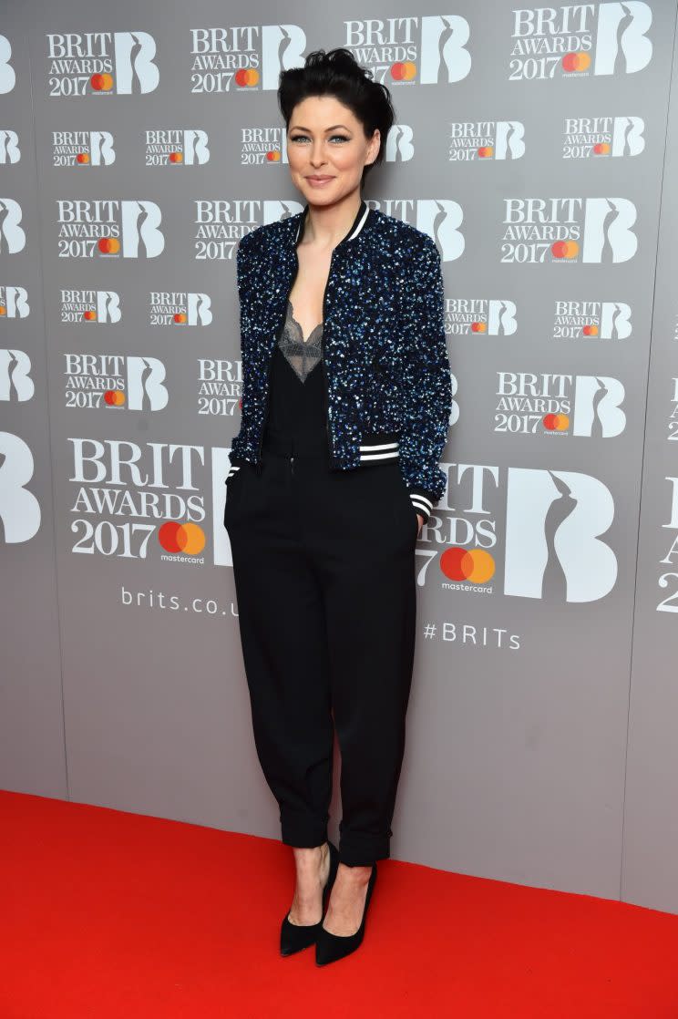 Emma Willis revealed the nominations at The Brits Are Coming Show at the ITV Studios [PA}