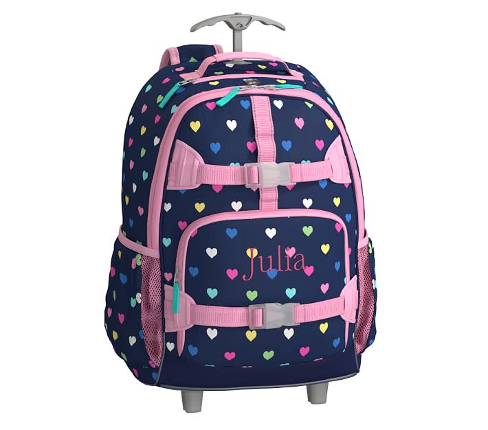 Rolling backpack for kids