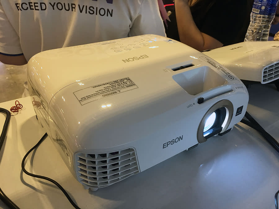 The Epson EH-TW5350 is a reasonably priced full HD 3D home theater projector. Offering a 2,200-lumen brightness (both color and white brightness), its lamp can last up to 4,000 hours under Standard mode. Going for $1,299 at Comex (down from the usual $1,499), and you get a free trolley and two pairs of 3D glasses.