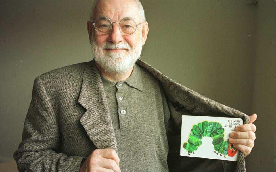 Artist and children's author Eric Carle (in 1996) - Sutcliffe News