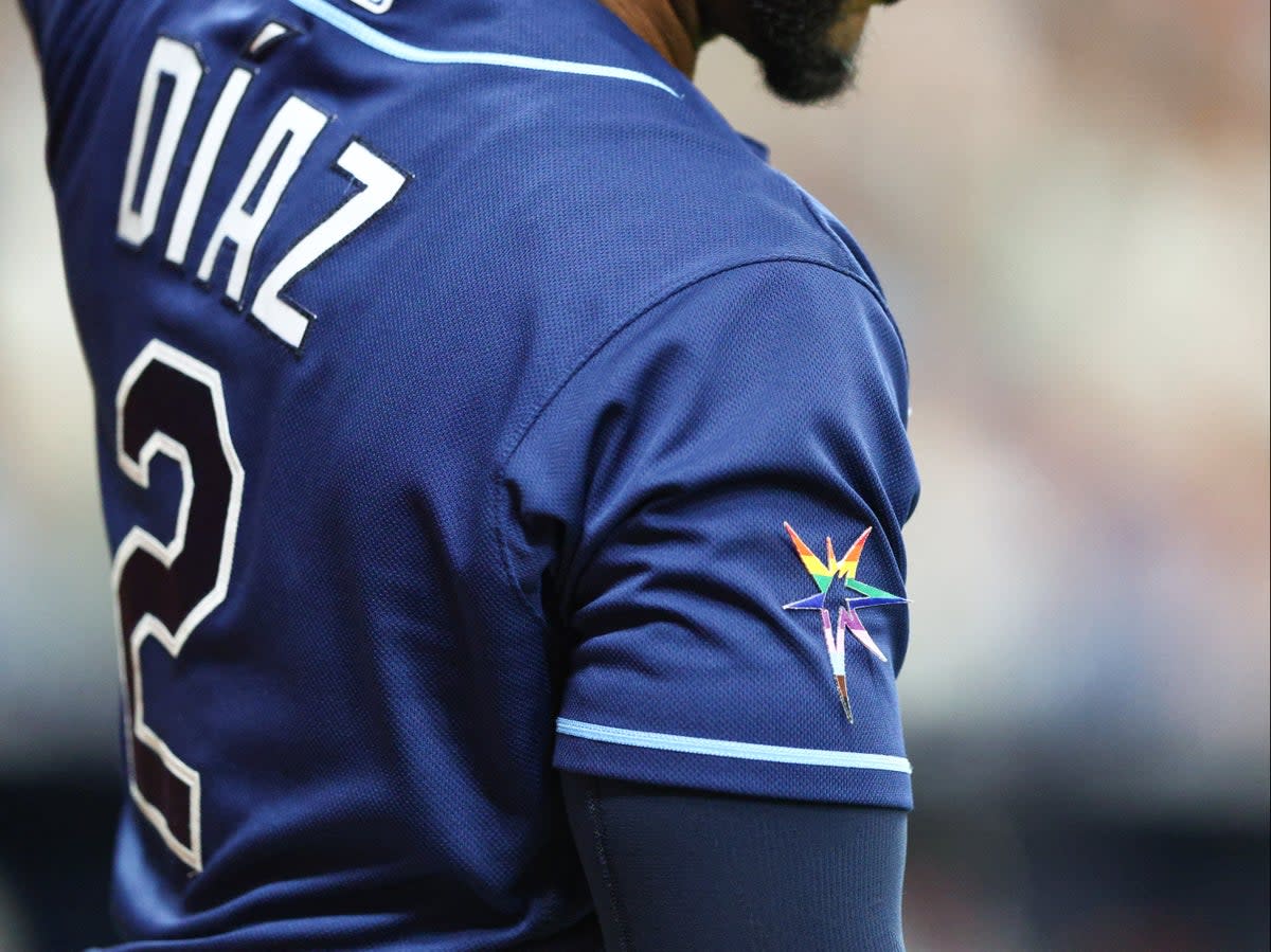 A minority of Tampa Bay Rays players chose not to wear a Pride logo (USA TODAY Sports)