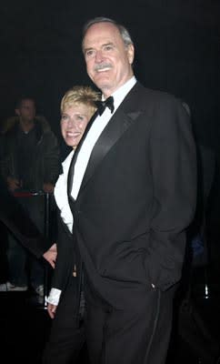 John Cleese and wife at the London gala premiere of MGM's Die Another Day