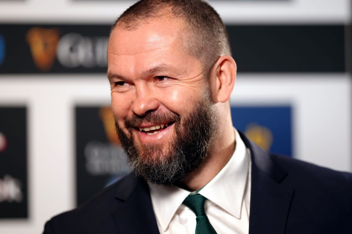 Andy Farrell’s Ireland were Triple Crown winners in 2022 (John Walton/PA) (PA Wire)