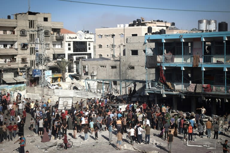 The UN said the economic devastation in Gaza is on a 'staggering scale" (Eyad BABA)