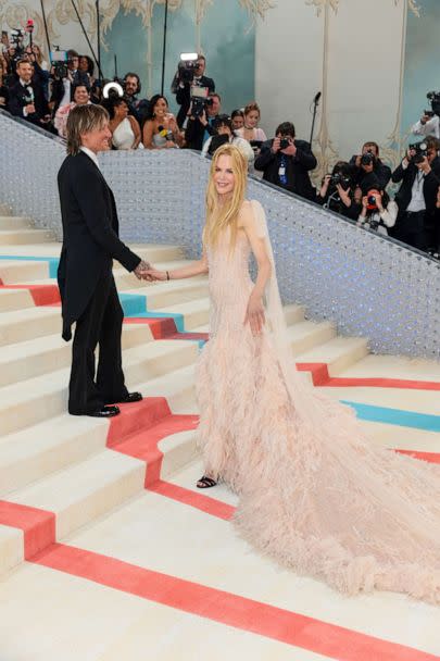 PHOTO: Keith Urban and Nicole Kidman attend The 2023 Met Gala Celebrating 'Karl Lagerfeld: A Line Of Beauty' at The Metropolitan Museum of Art on May 01, 2023 in New York City. (Dimitrios Kambouris/Getty Images)