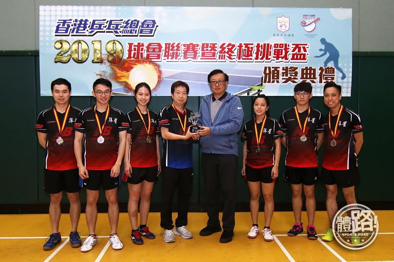 2019球會聯賽 第一級別 亞軍：隼星乒乓球會（A）