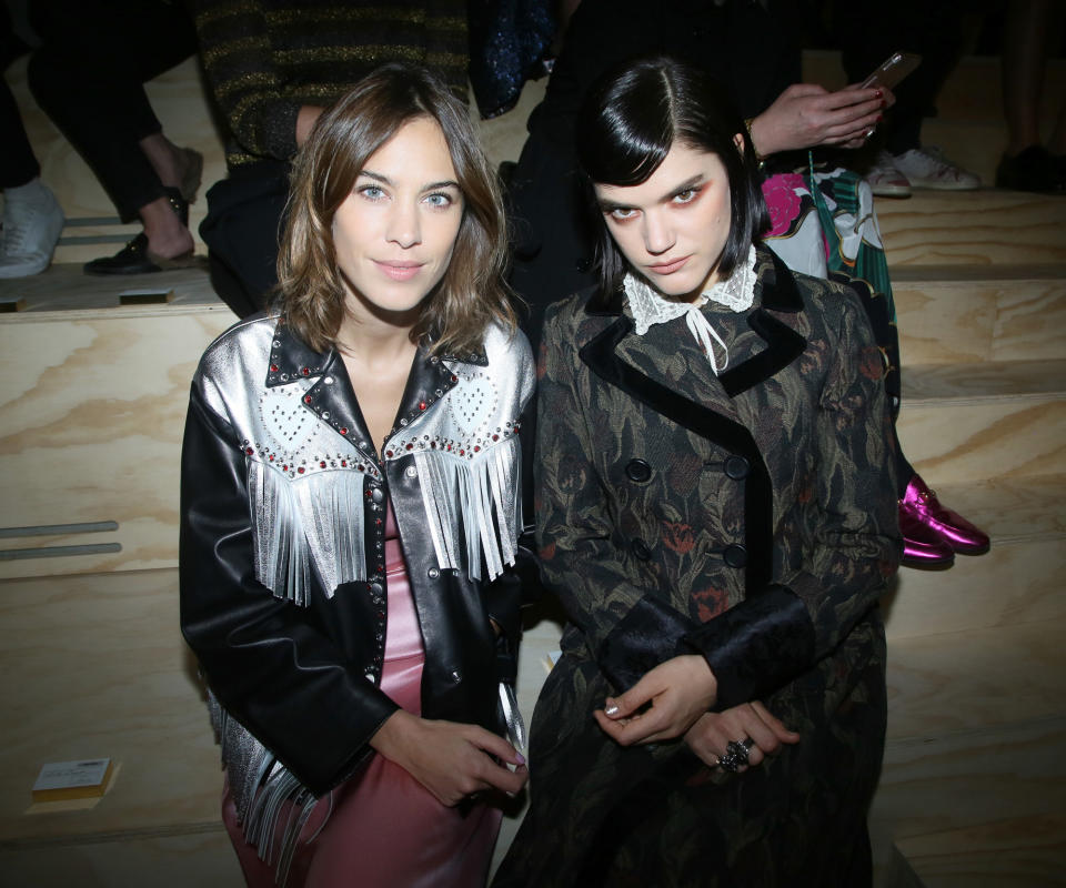 Alexa Chung and Soko 