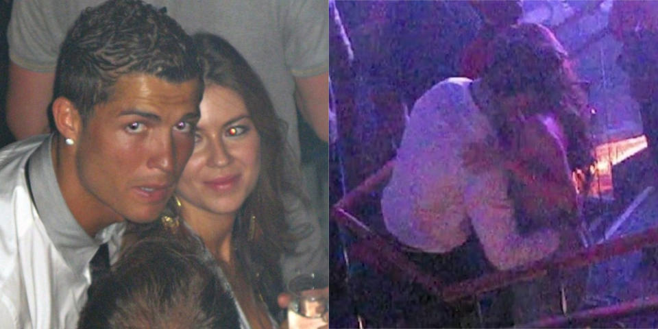 Cristiano Ronaldo y Kathryn Mayorga en 2009.