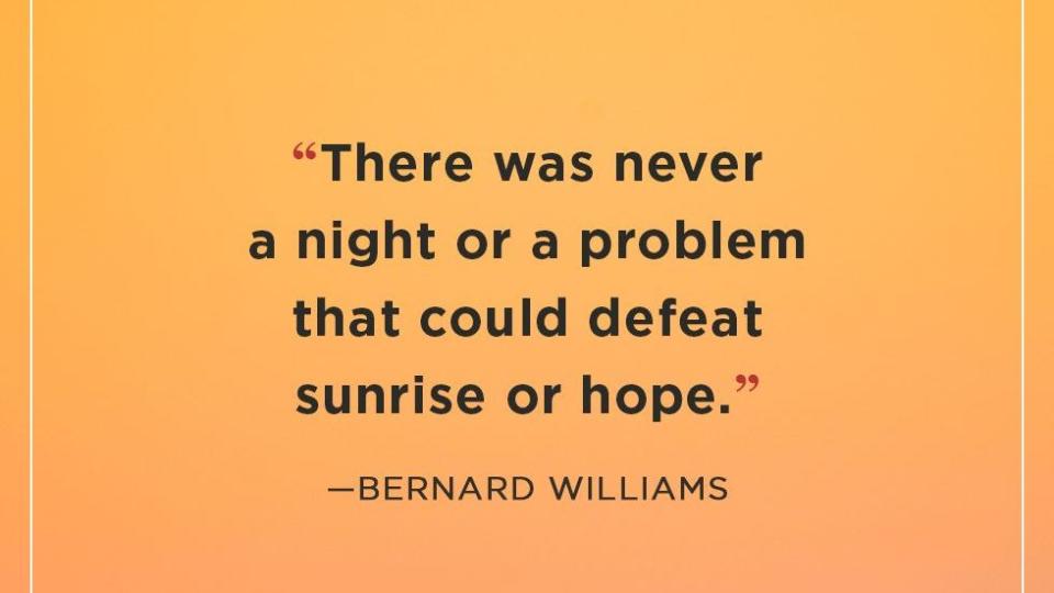 good morning quotes bernard williams