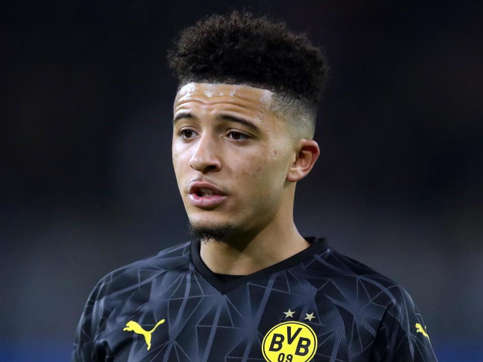 Borussia Dortmund winger Jadon Sancho: Getty Images