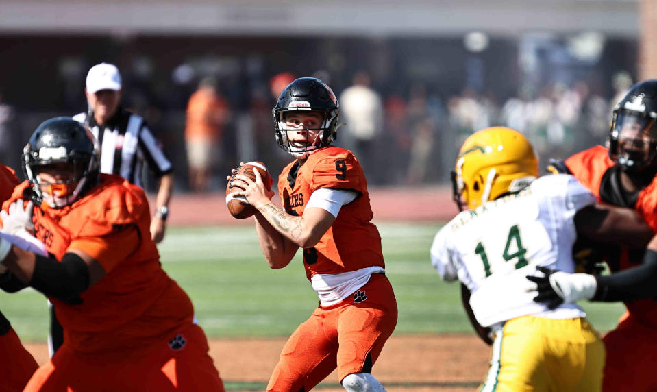 Withrow senior QB Luke Dunn set school records in 2023, passing for 2,857 yards and 37 touchdowns while leading the Tigers to a 12-win season.