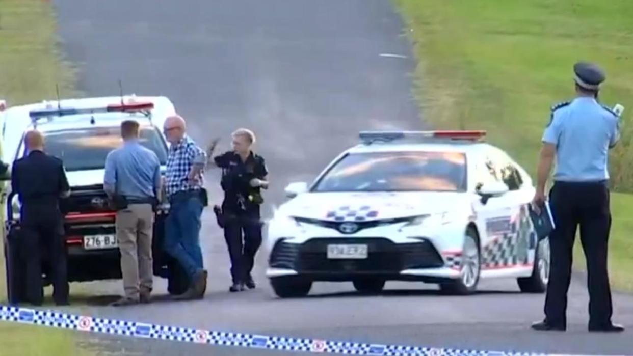 Police have shot a man and another person is dead after an incident west of Gympie.