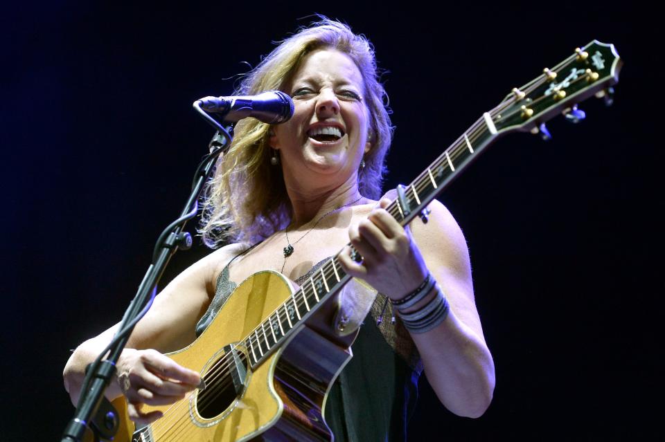 Sarah McLachlan performs on the Zyn Stage during the 2022 Beale Street Music Festival at the Fairgrounds at Liberty Park.