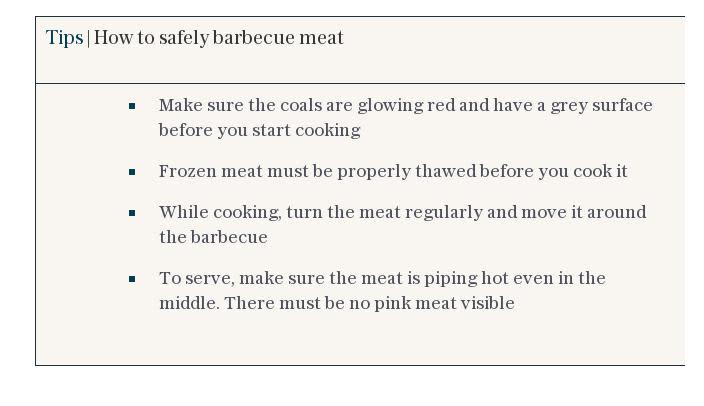 Tips | How to safely barbecue meat